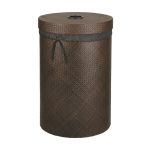 Cesto Redondo Grande Pandan con Forro de Tela, Java